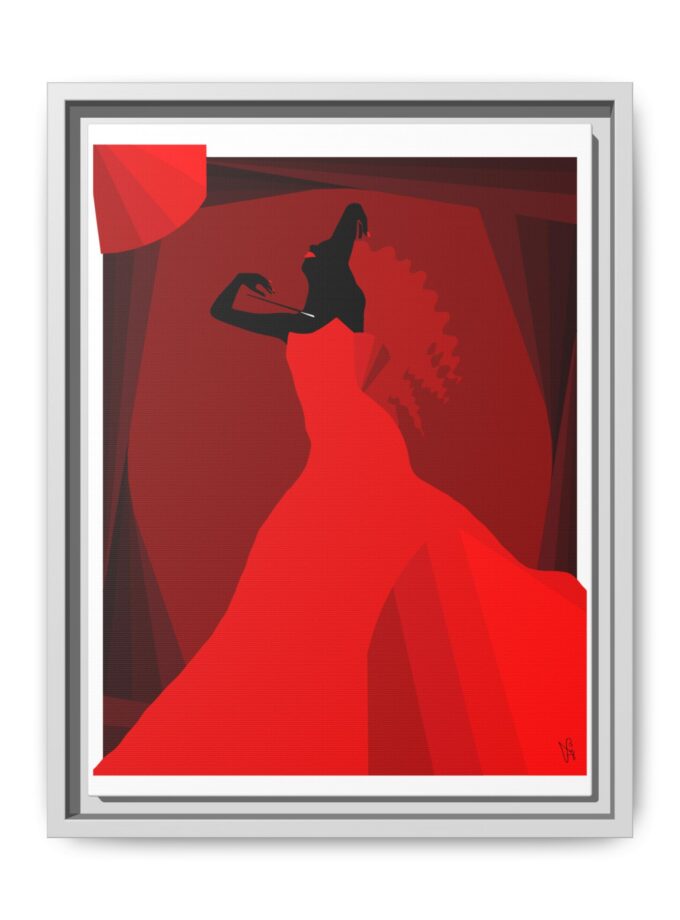 Teatrica Canvas, Framed