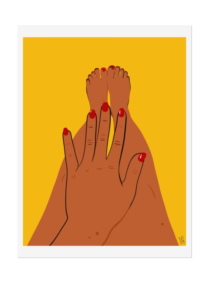 Sun On My Fingers Poster