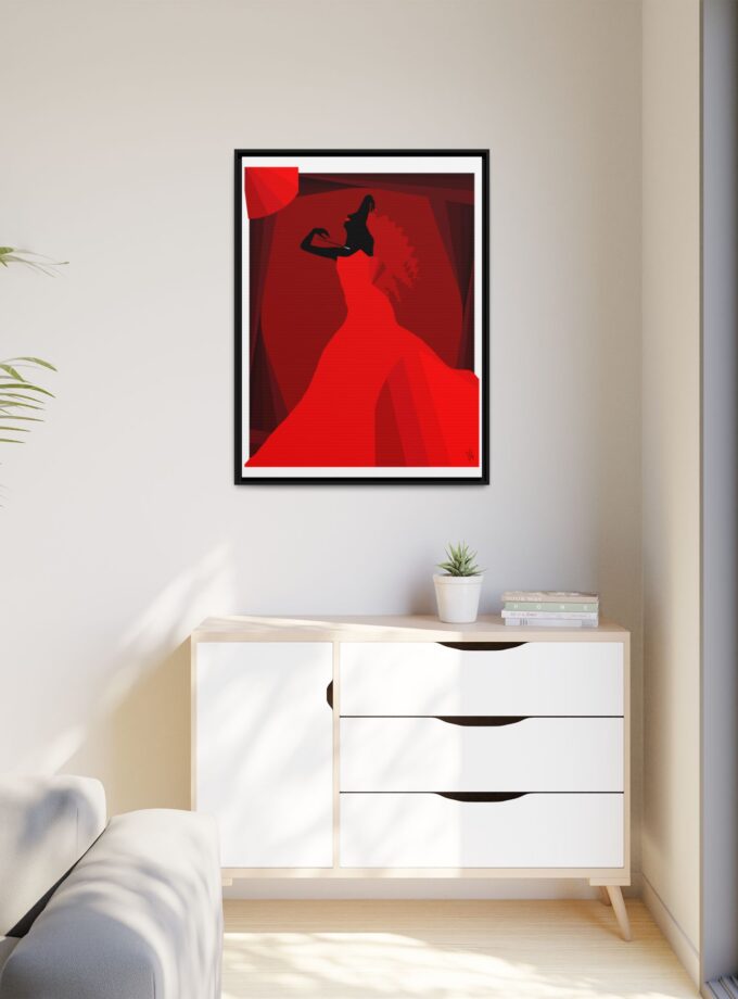 Teatrica Canvas, Framed