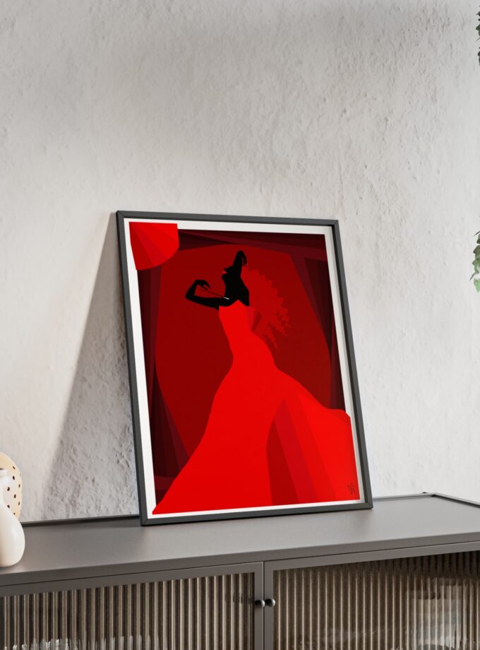 Teatrica Poster, Framed