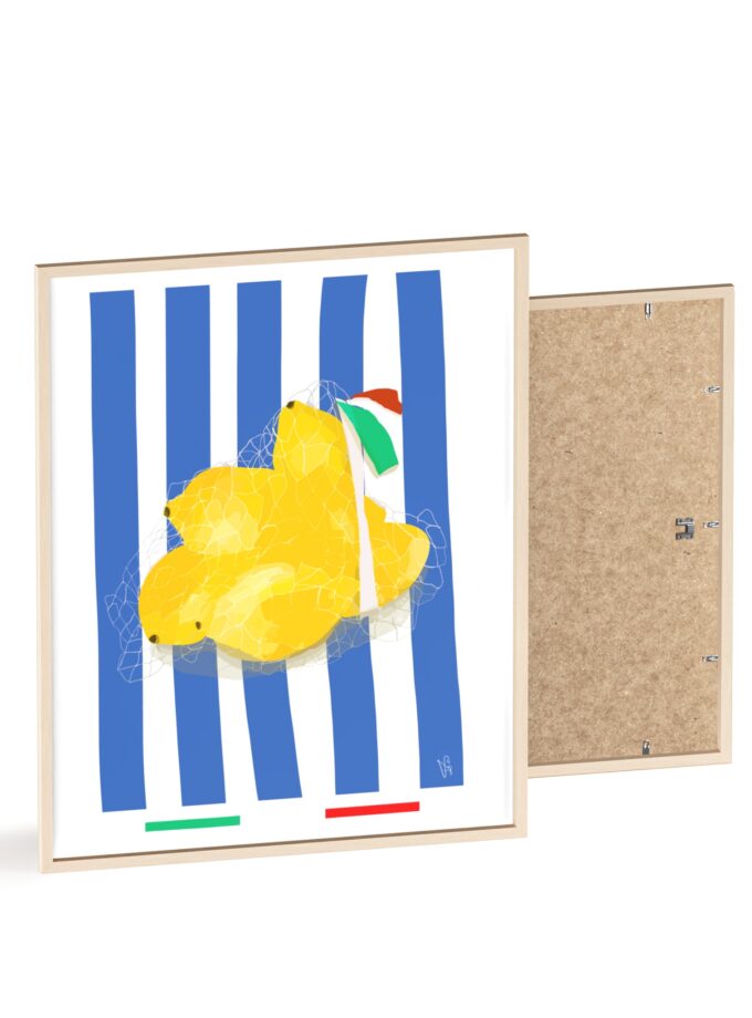 When Life Gives You Lemons Poster, Framed