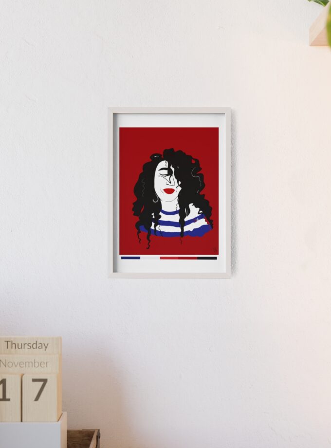 Little Sailor Poster, Framed