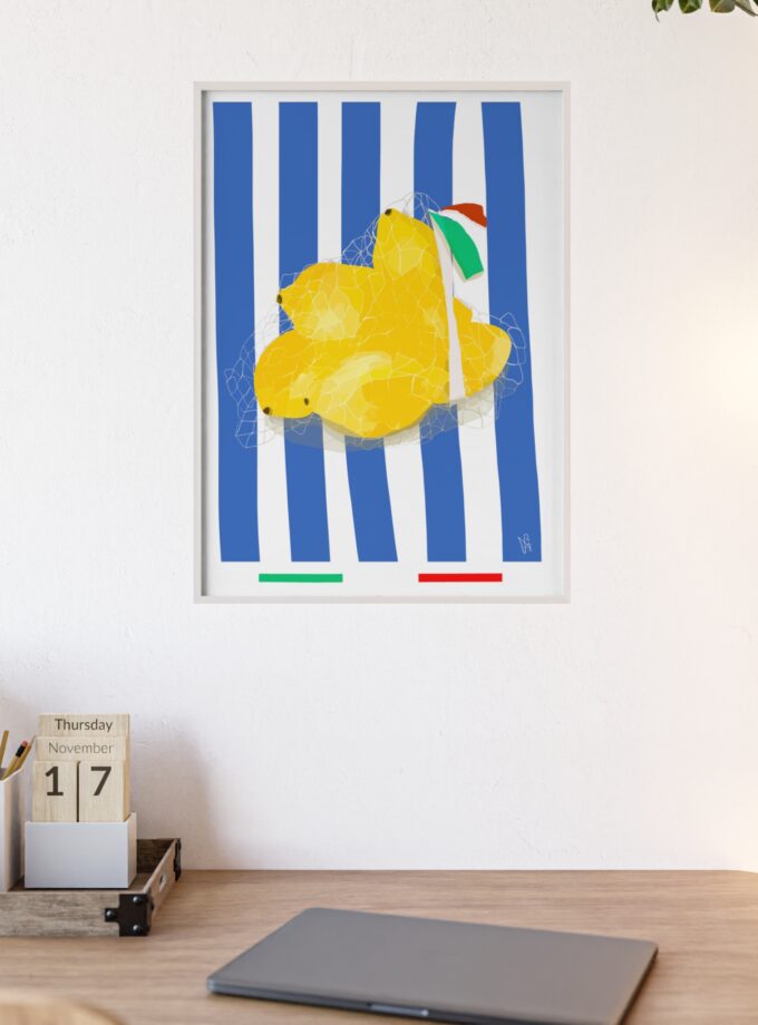 When Life Gives You Lemons Poster, Framed