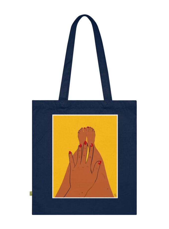 Sun On My Fingers Tote Bag