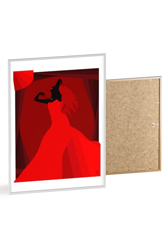 Teatrica Poster, Framed