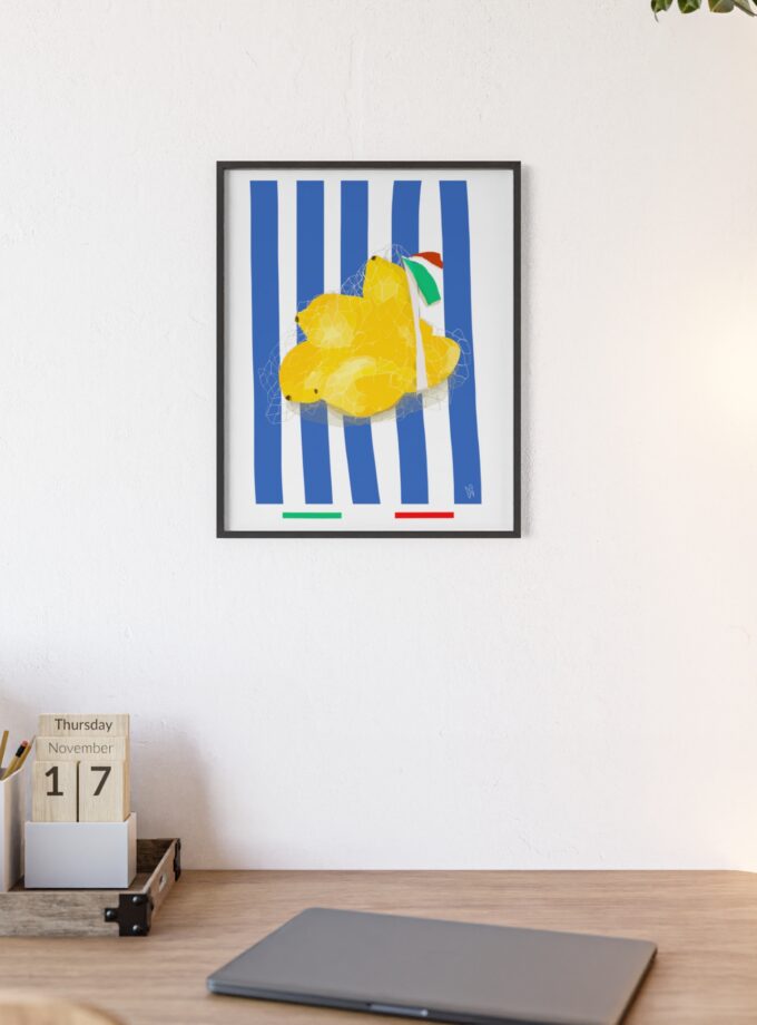 When Life Gives You Lemons Poster, Framed