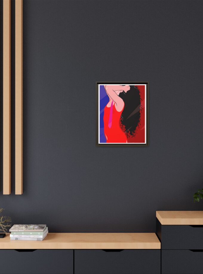 Dirty Mirror Canvas, Framed