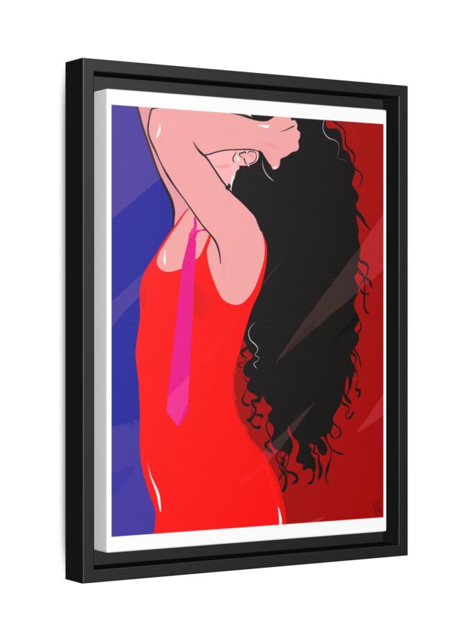 Dirty Mirror Canvas, Framed