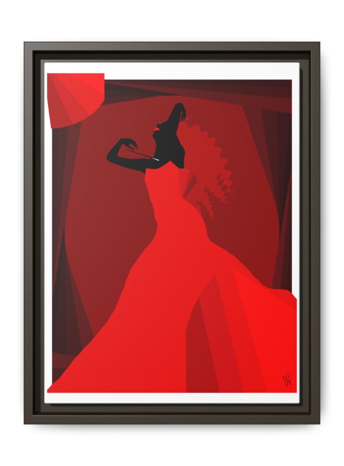 Teatrica Canvas, Framed