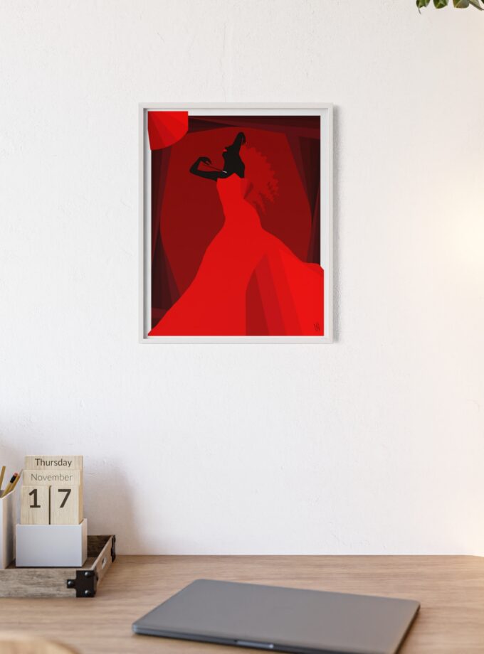 Teatrica Poster, Framed