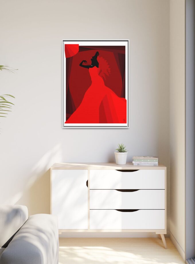 Teatrica Canvas, Framed