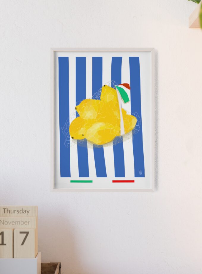 When Life Gives You Lemons Poster, Framed