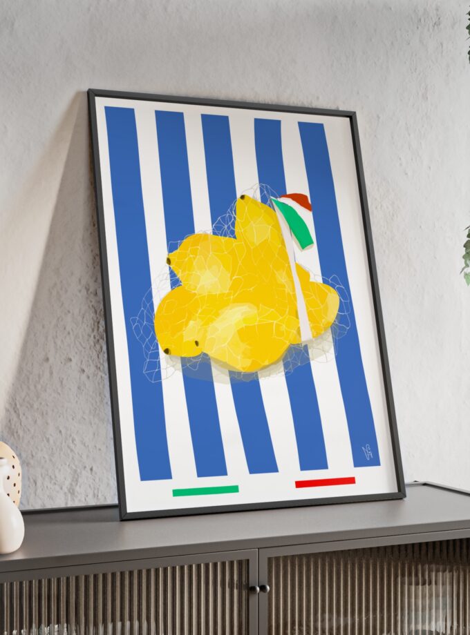 When Life Gives You Lemons Poster, Framed