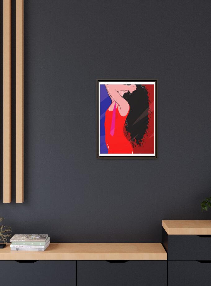 Dirty Mirror Canvas, Framed