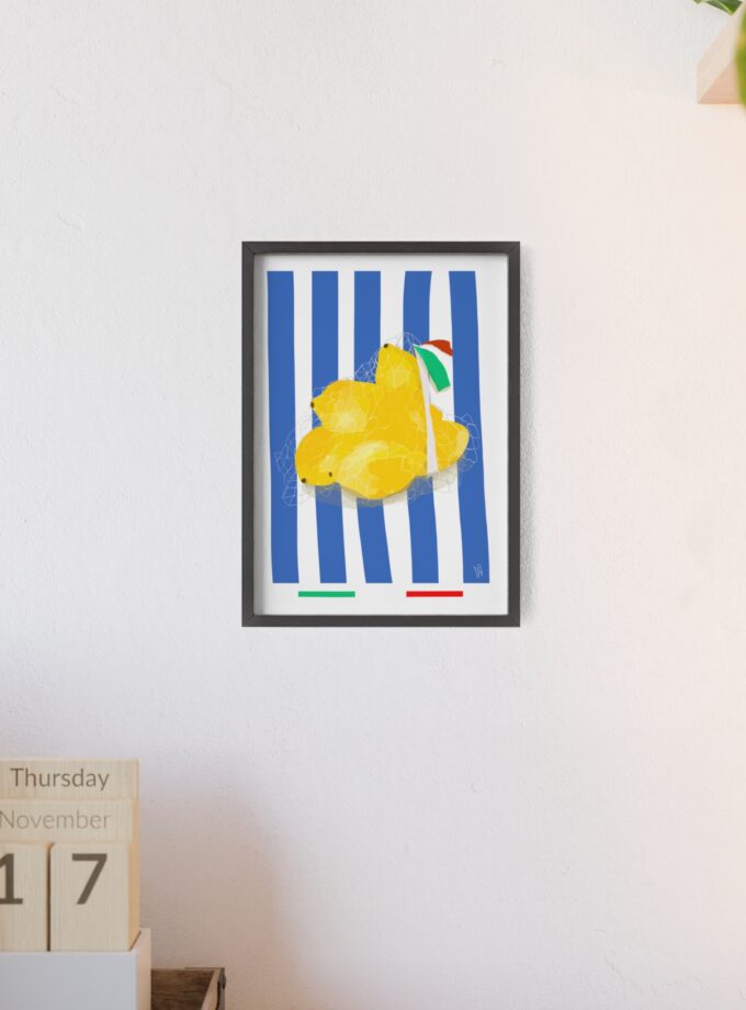 When Life Gives You Lemons Poster, Framed