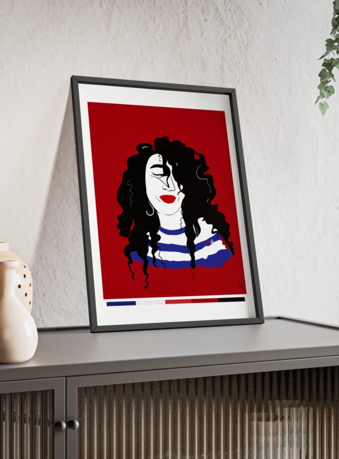 Little Sailor Poster, Framed