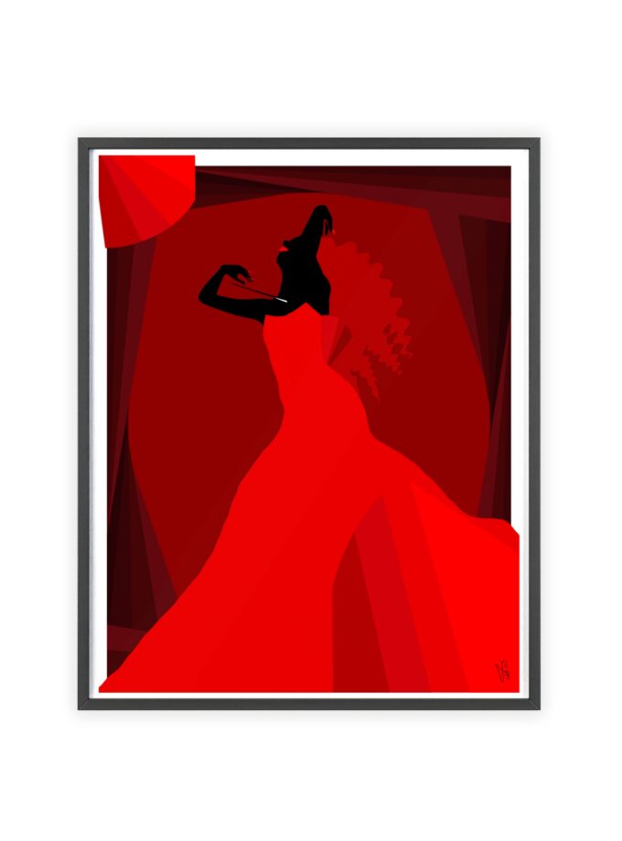 Teatrica Poster, Framed