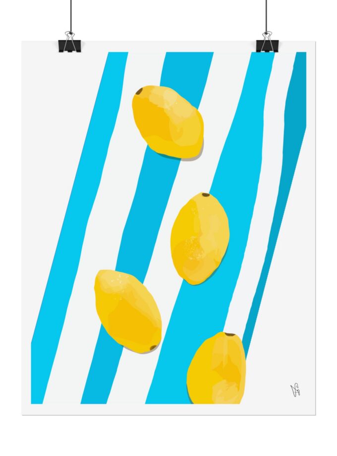 Lemon Water Poster