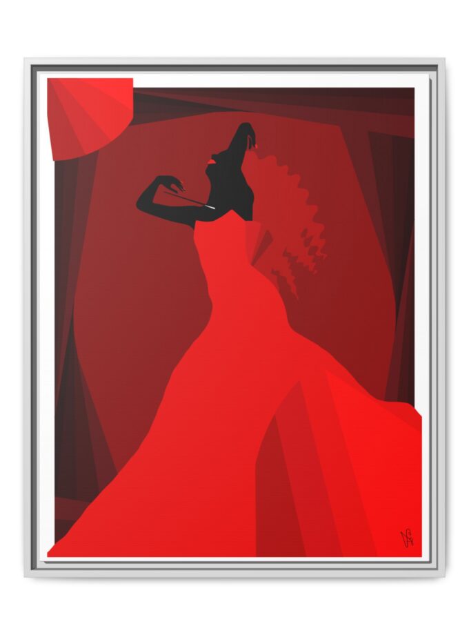 Teatrica Canvas, Framed