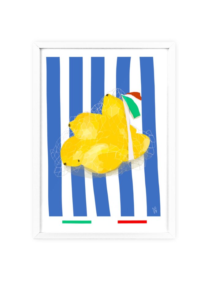 When Life Gives You Lemons Poster, Framed