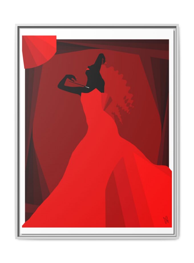 Teatrica Canvas, Framed