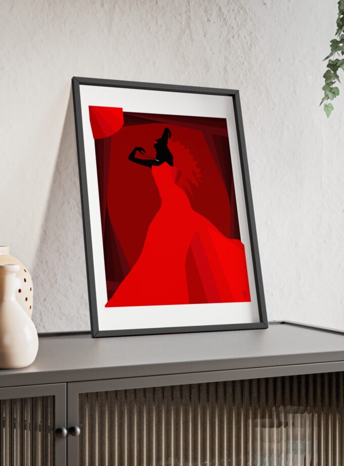 Teatrica Poster, Framed