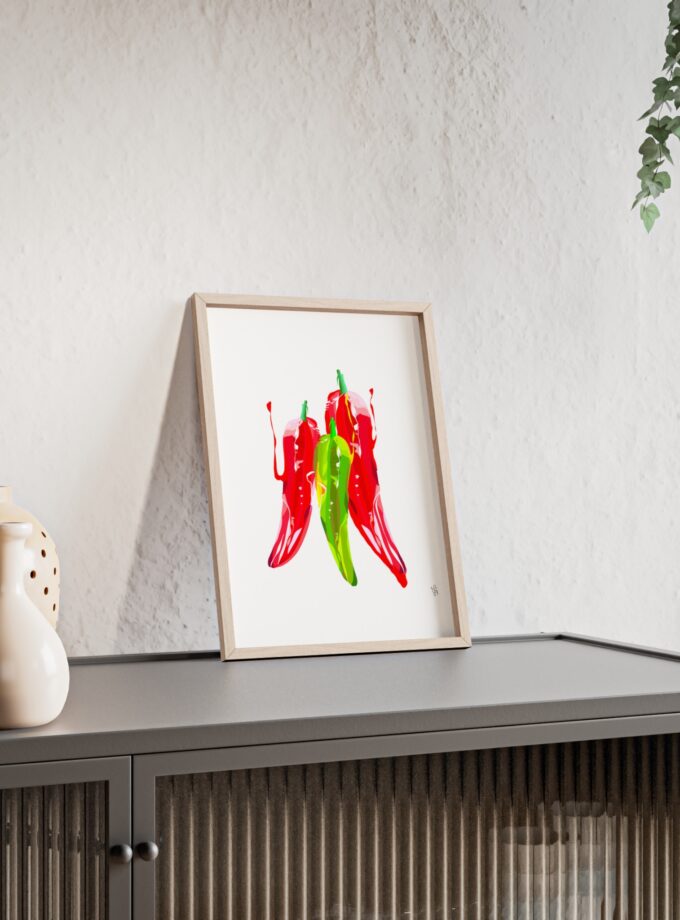 You Are Fire Poster, Framed