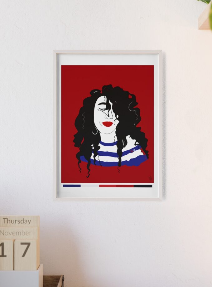 Little Sailor Poster, Framed