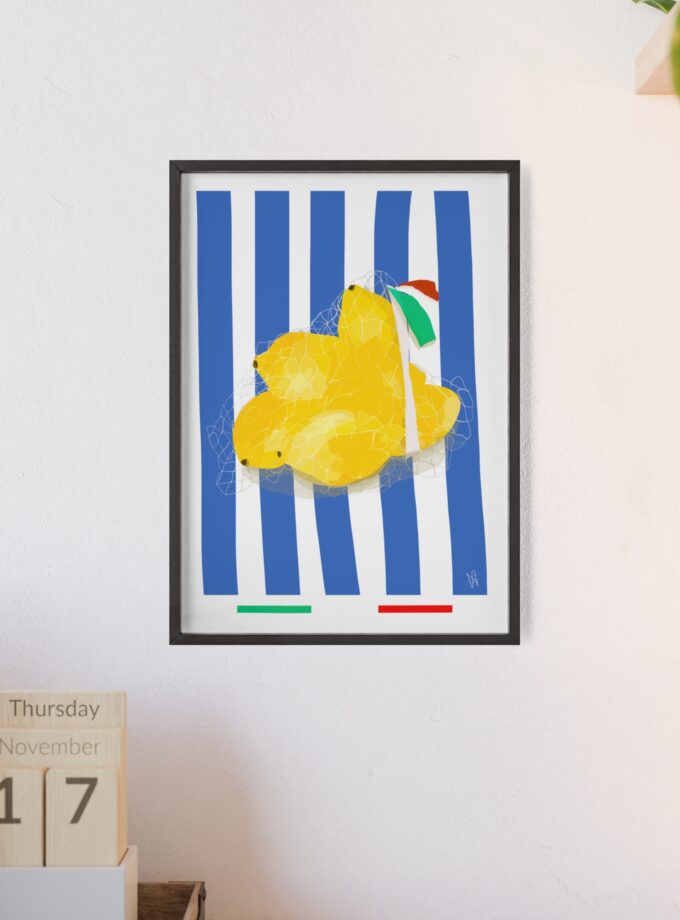 When Life Gives You Lemons Poster, Framed