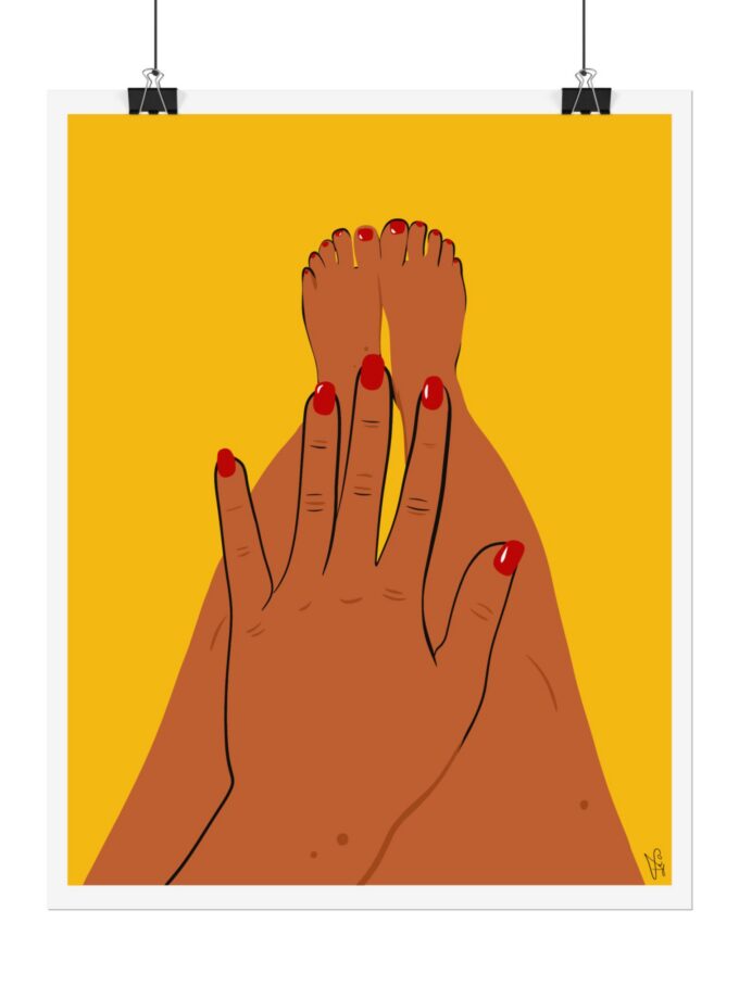 Sun On My Fingers Poster