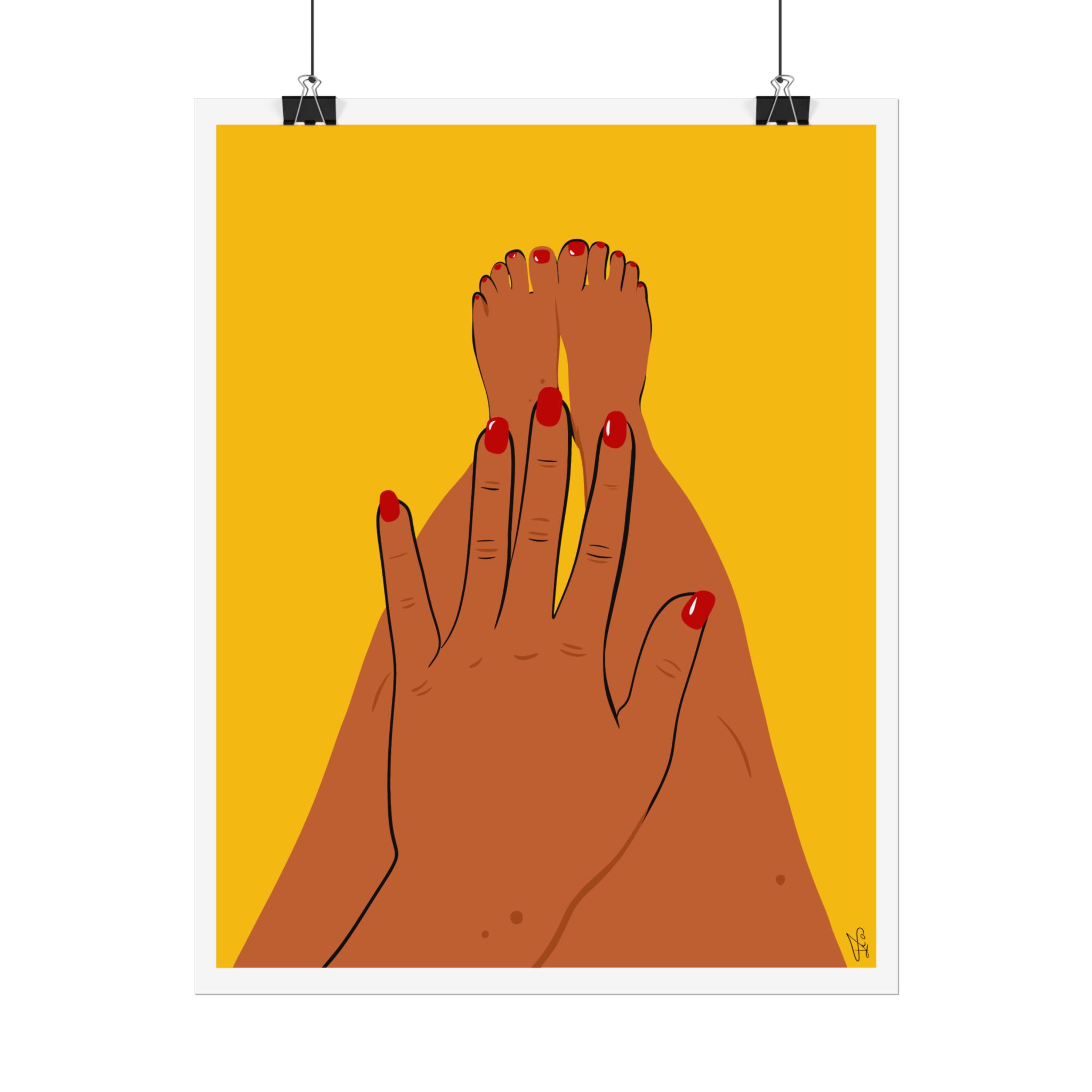 Sun On My Fingers Poster - Image 2