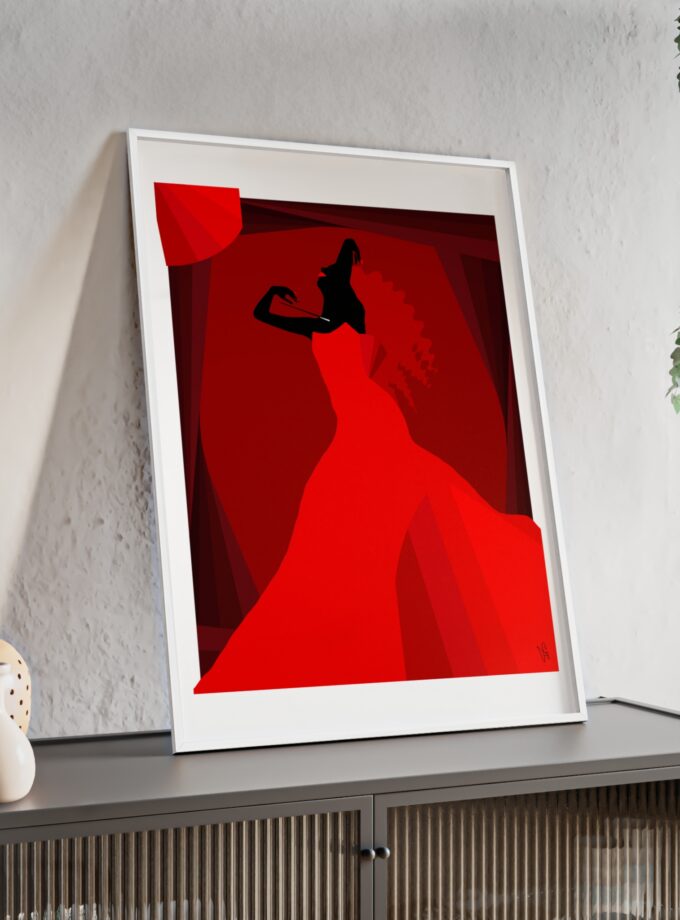 Teatrica Poster, Framed