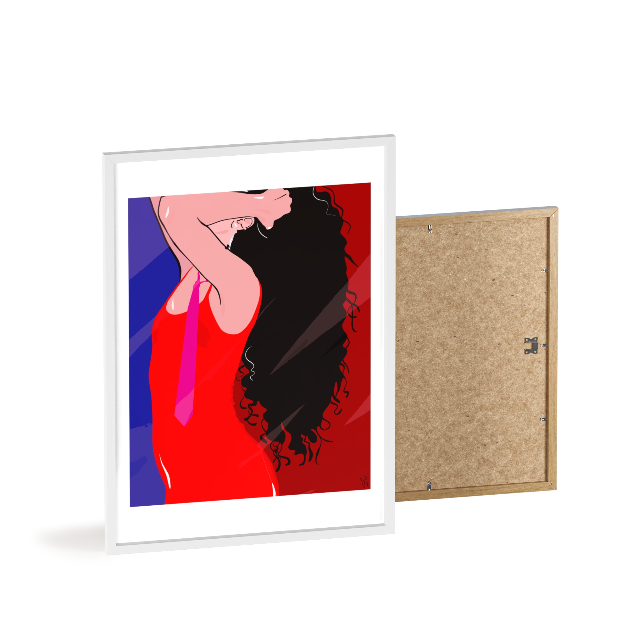 Dirty Mirror Poster, Framed - Image 42