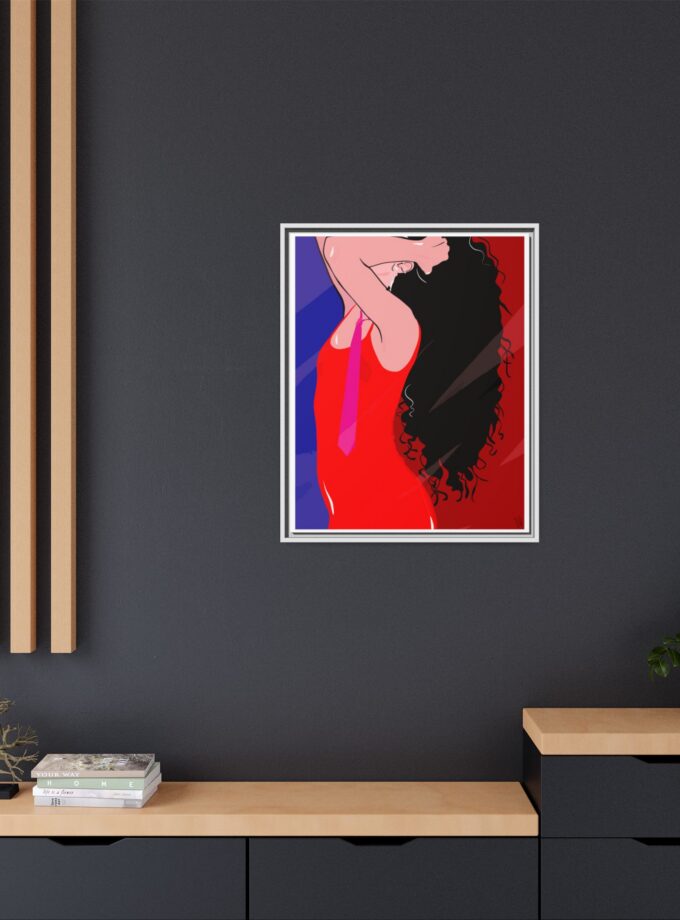 Dirty Mirror Canvas, Framed