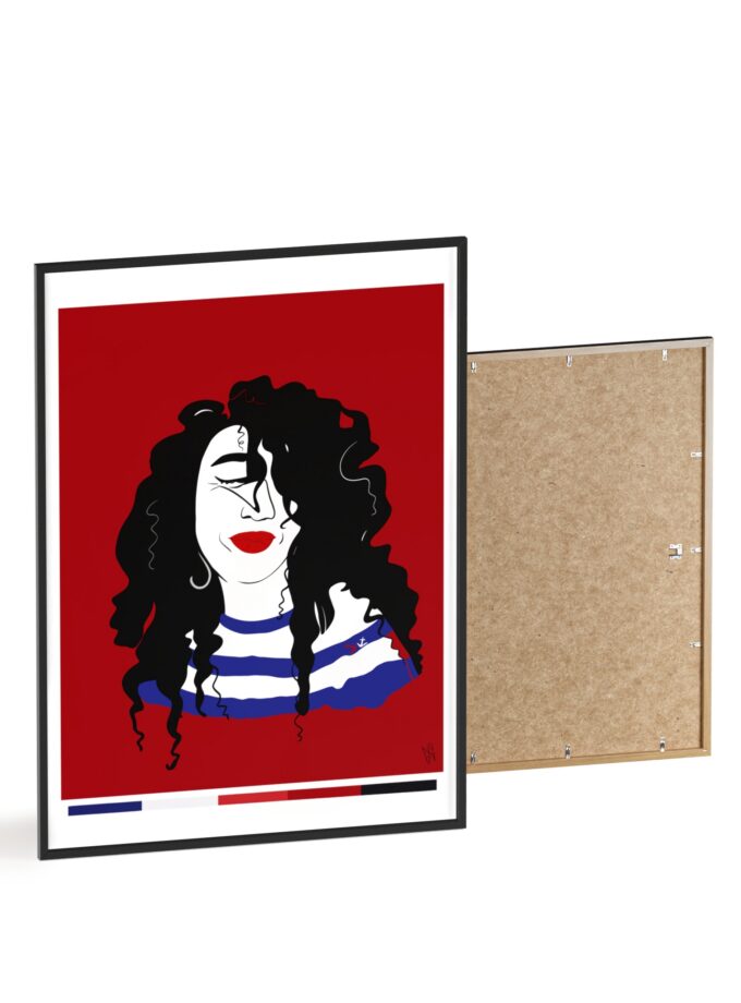 Little Sailor Poster, Framed