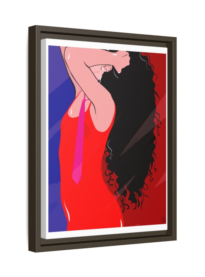 Dirty Mirror Canvas, Framed