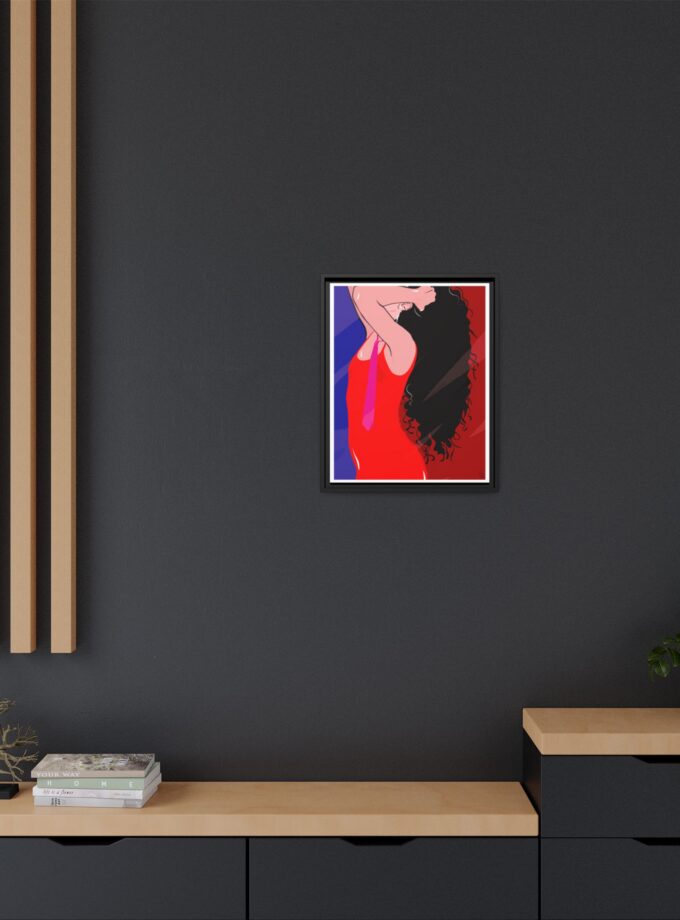 Dirty Mirror Canvas, Framed