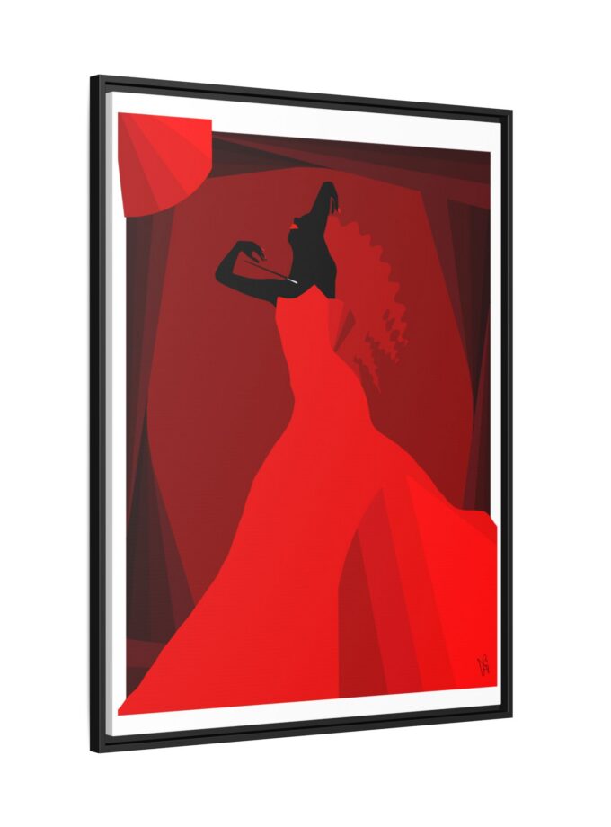 Teatrica Canvas, Framed