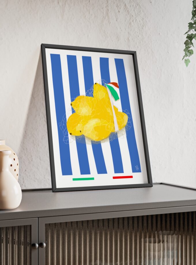 When Life Gives You Lemons Poster, Framed