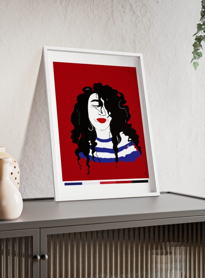 Little Sailor Poster, Framed