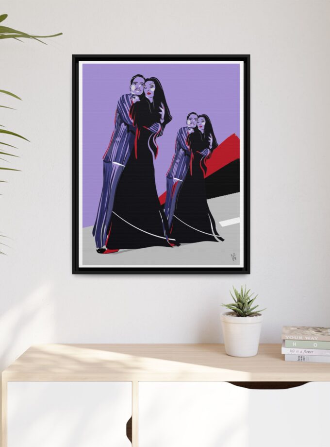 It Takes Two Canvas, Framed