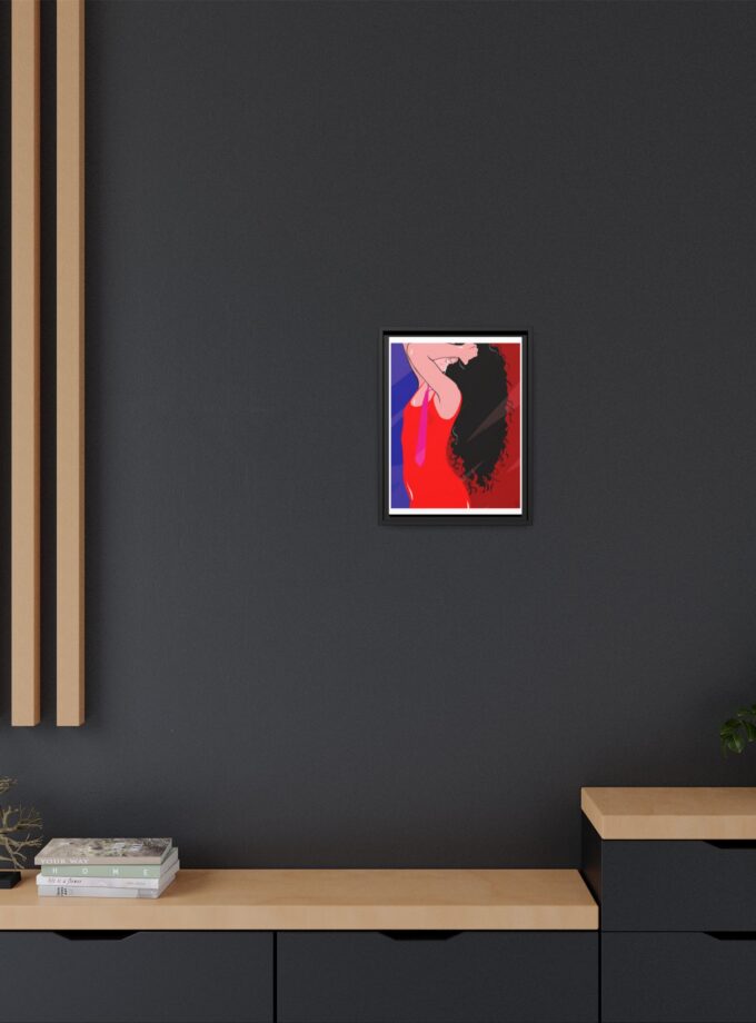 Dirty Mirror Canvas, Framed