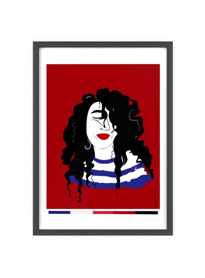 Little Sailor Poster, Framed