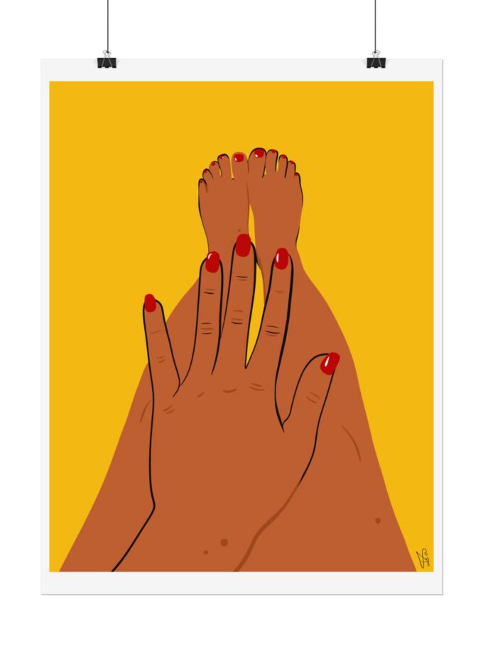 Sun On My Fingers Poster
