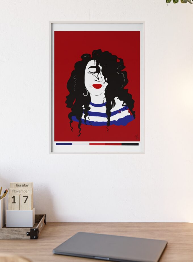 Little Sailor Poster, Framed