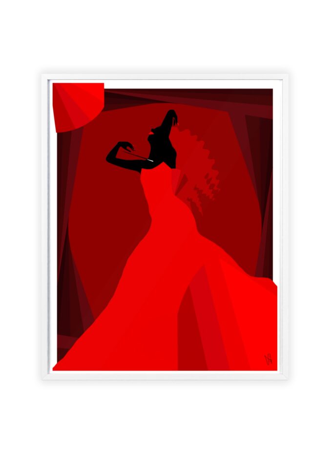 Teatrica Poster, Framed