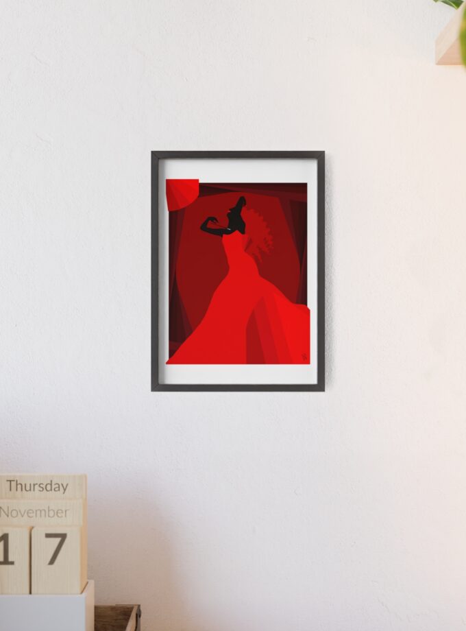 Teatrica Poster, Framed