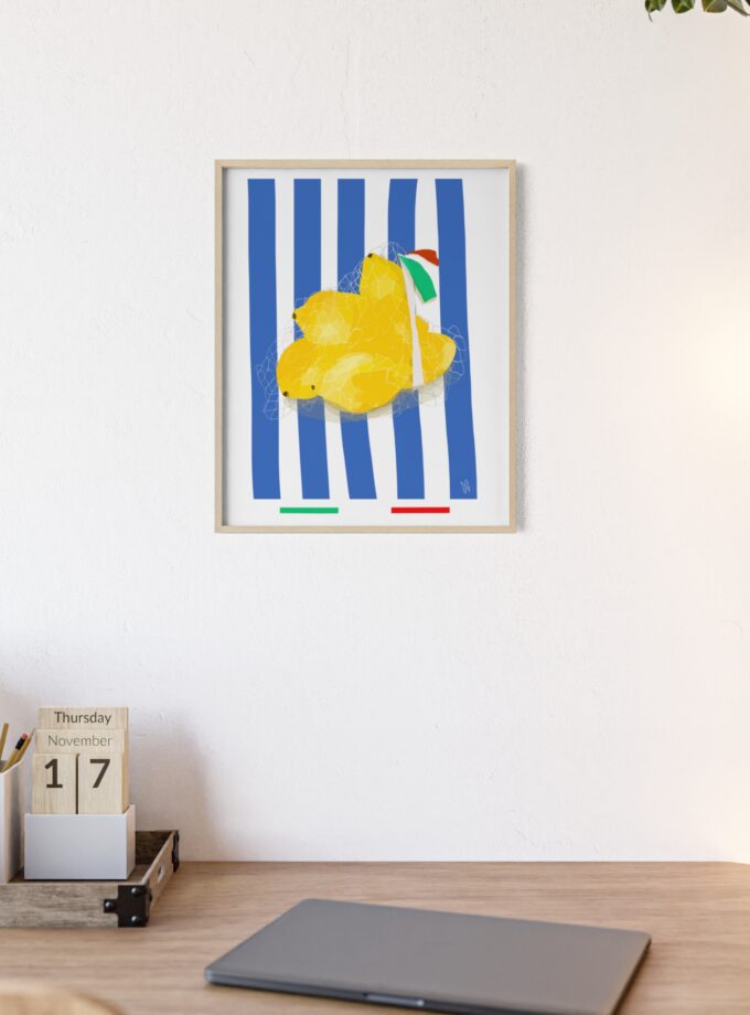 When Life Gives You Lemons Poster, Framed