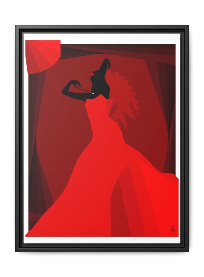 Teatrica Canvas, Framed