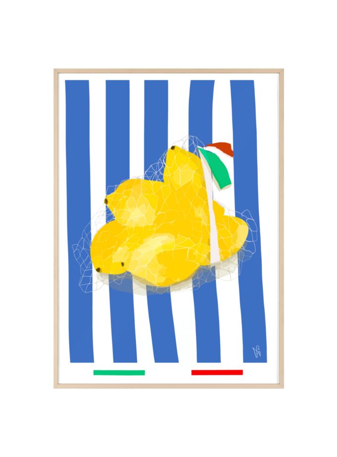 When Life Gives You Lemons Poster, Framed